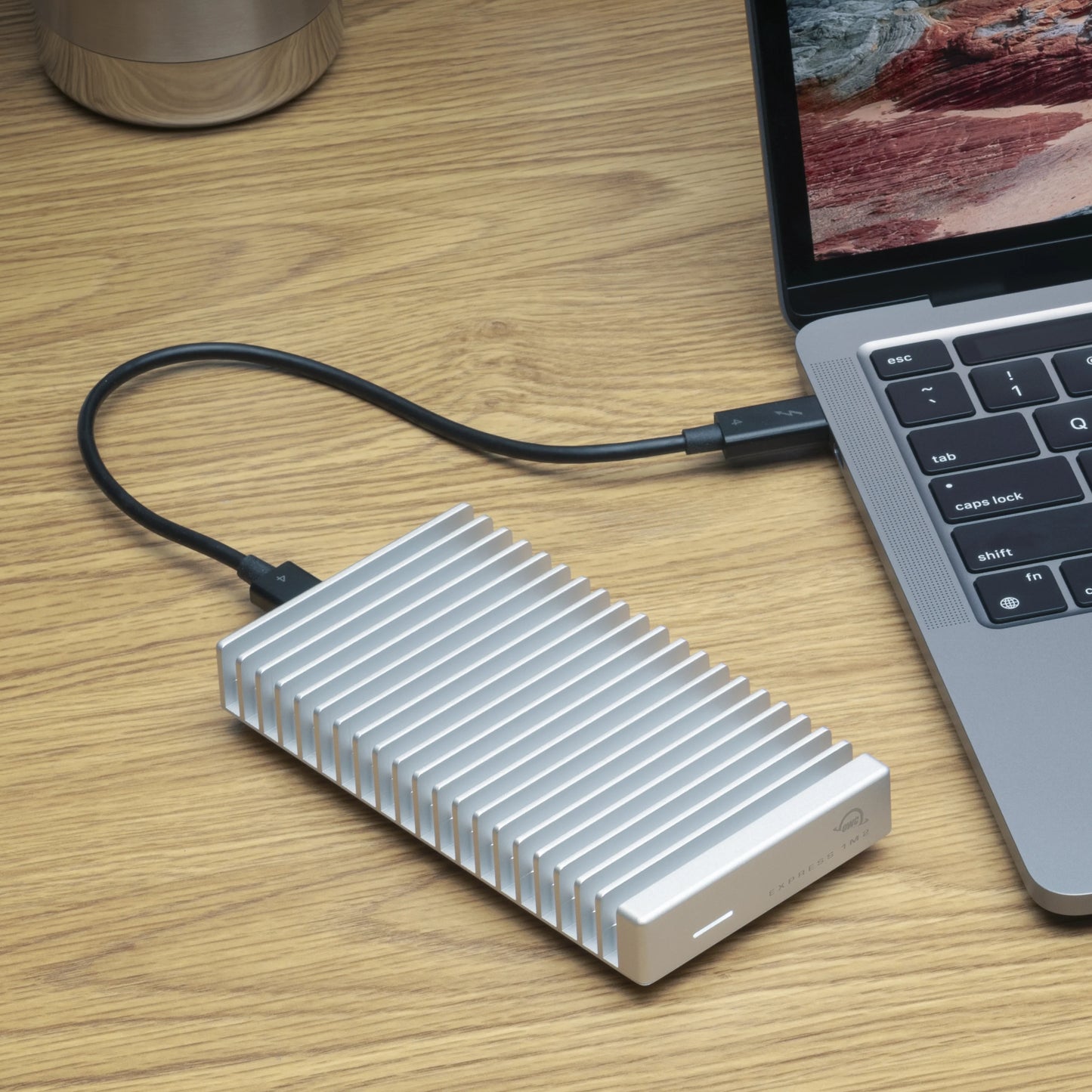OWC Express 1M2 USB4 1TB Portable NVMe SSD External Storage Solution