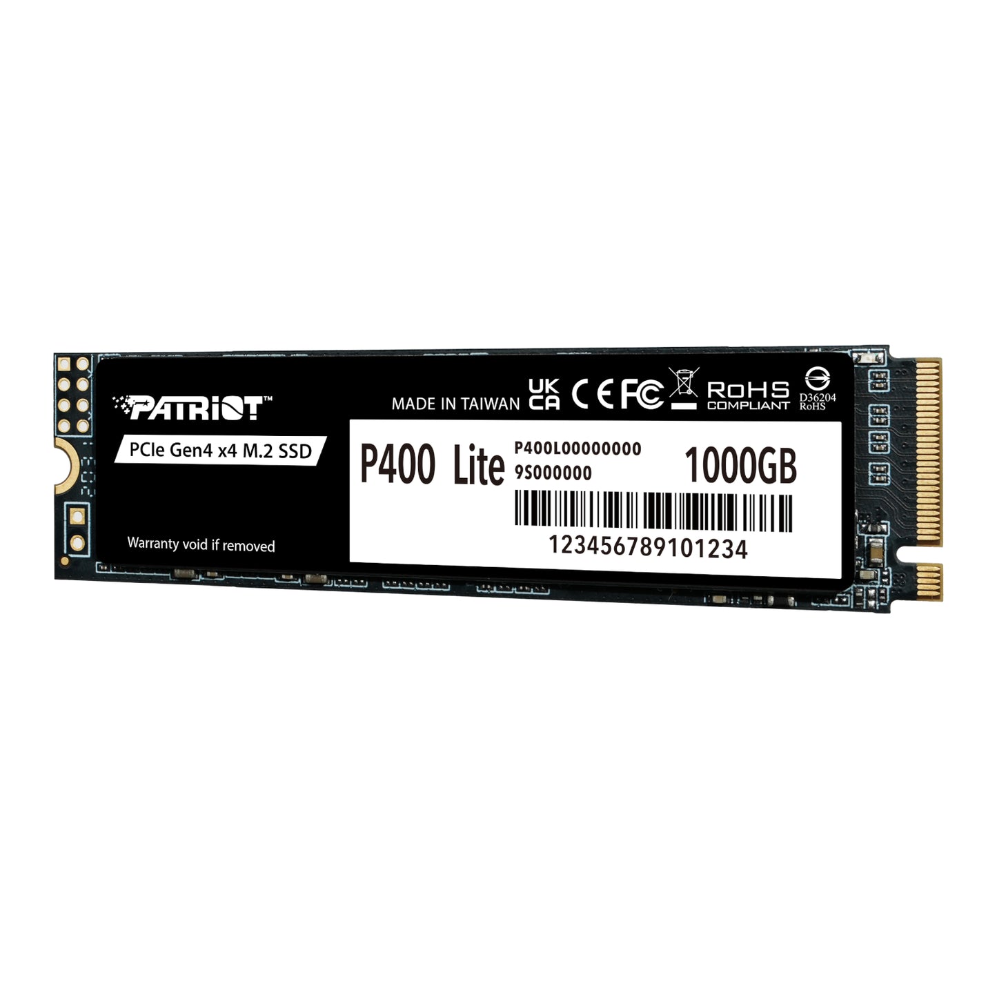 Patriot P400 Lite 1TB M.2 PCIe Gen 4 x4 NVMe SSD