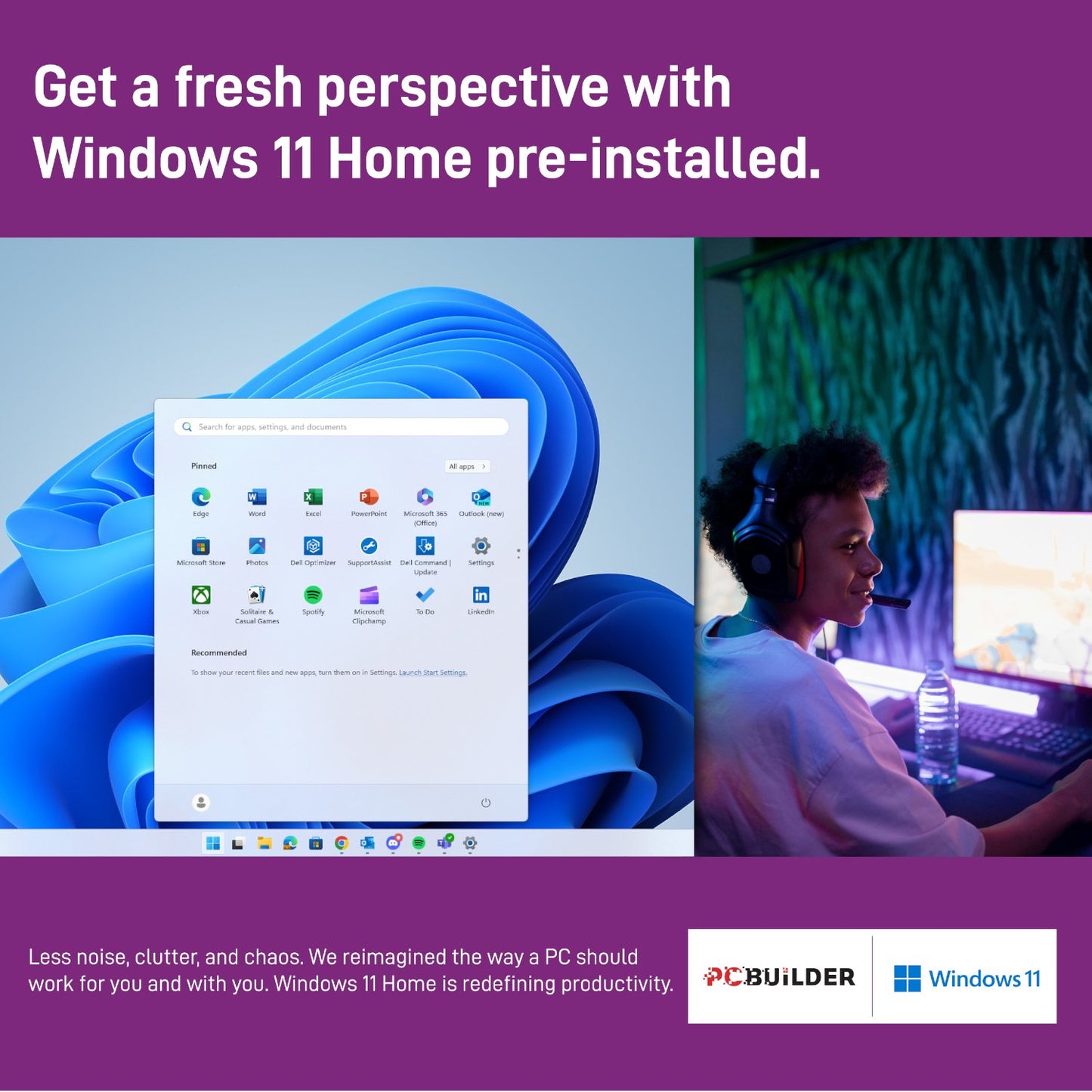 PCBuilder Ryzen 5 9600X NEXUS Windows 11 Gaming PC