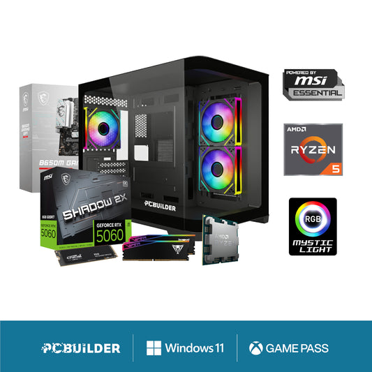 PCBuilder Ryzen 5 7600 SPECIALIST Windows 11 Gaming PC