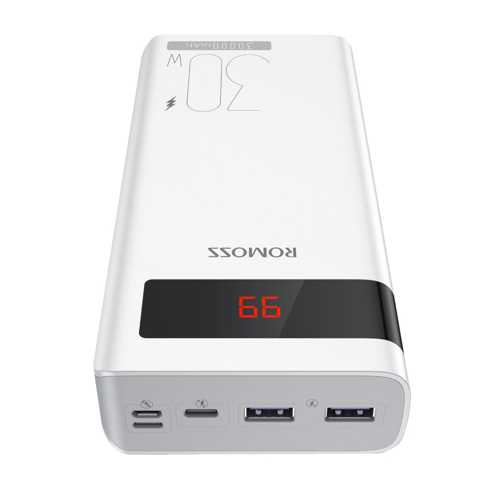 Romoss Sense 8PS Pro 30000mAh 30W Fast Charge Power Bank - White