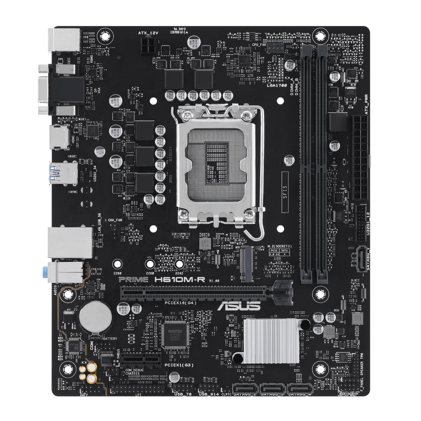 Asus PRIME H610M-R LGA1700 Micro ATX Motherboard