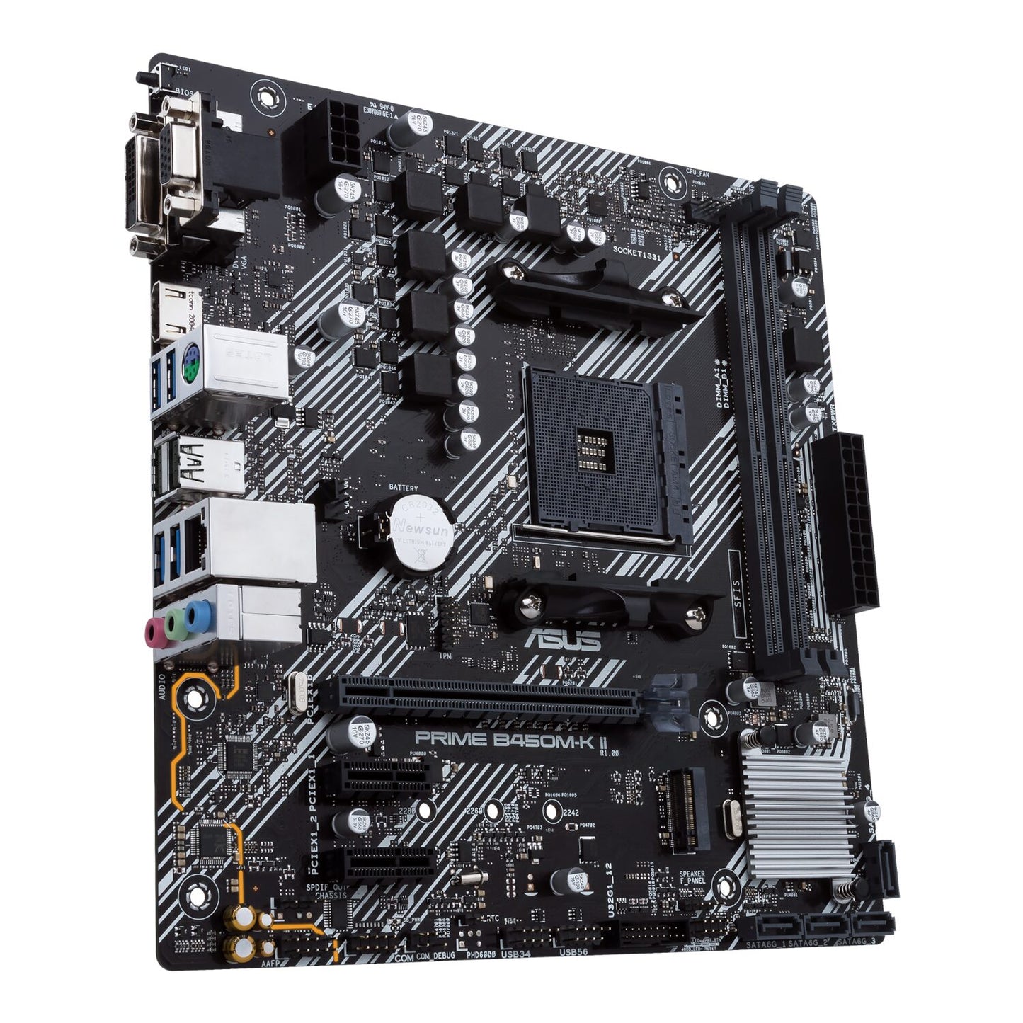 ASUS PRIME B450M-K II mATX Motherboard - AM4, DDR4, HDMI, M.2, USB3.2