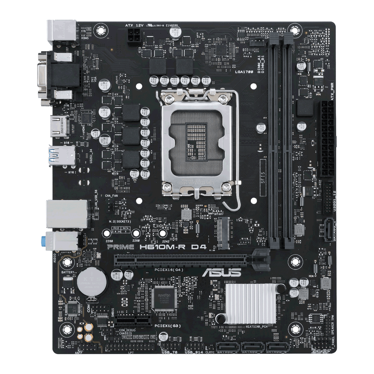 ASUS Prime H610M-R D4 LGA1700 M-ATX Motherboard