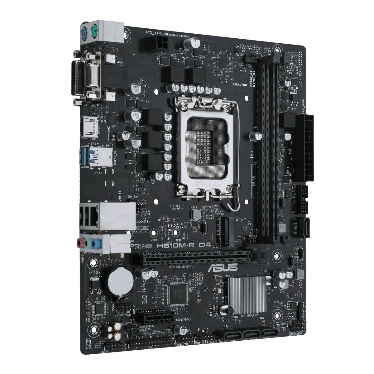 ASUS Prime H610M-R D4 LGA1700 M-ATX Motherboard