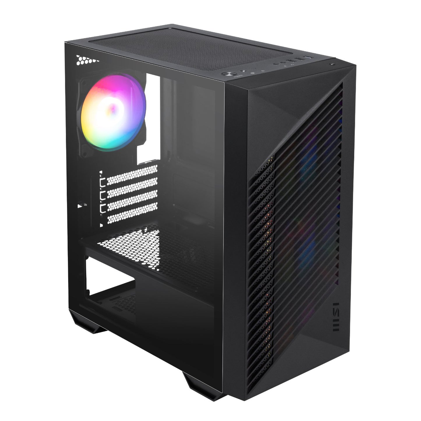 MSI PRO FORGE M050A Micro-ATX Gaming Chassis - Black