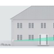 Ajax Outdoor Curtain High Mount Dual Technology