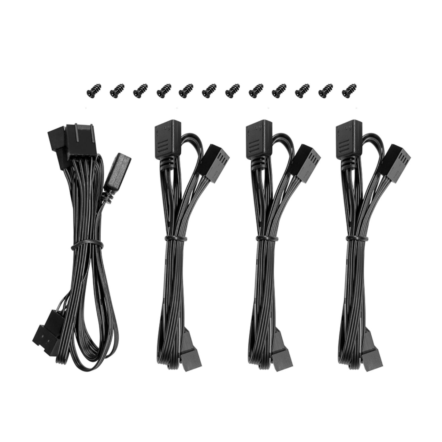 DeepCool FL12 3-in-1 ARGB 120mm Fan 3 Pack - Black