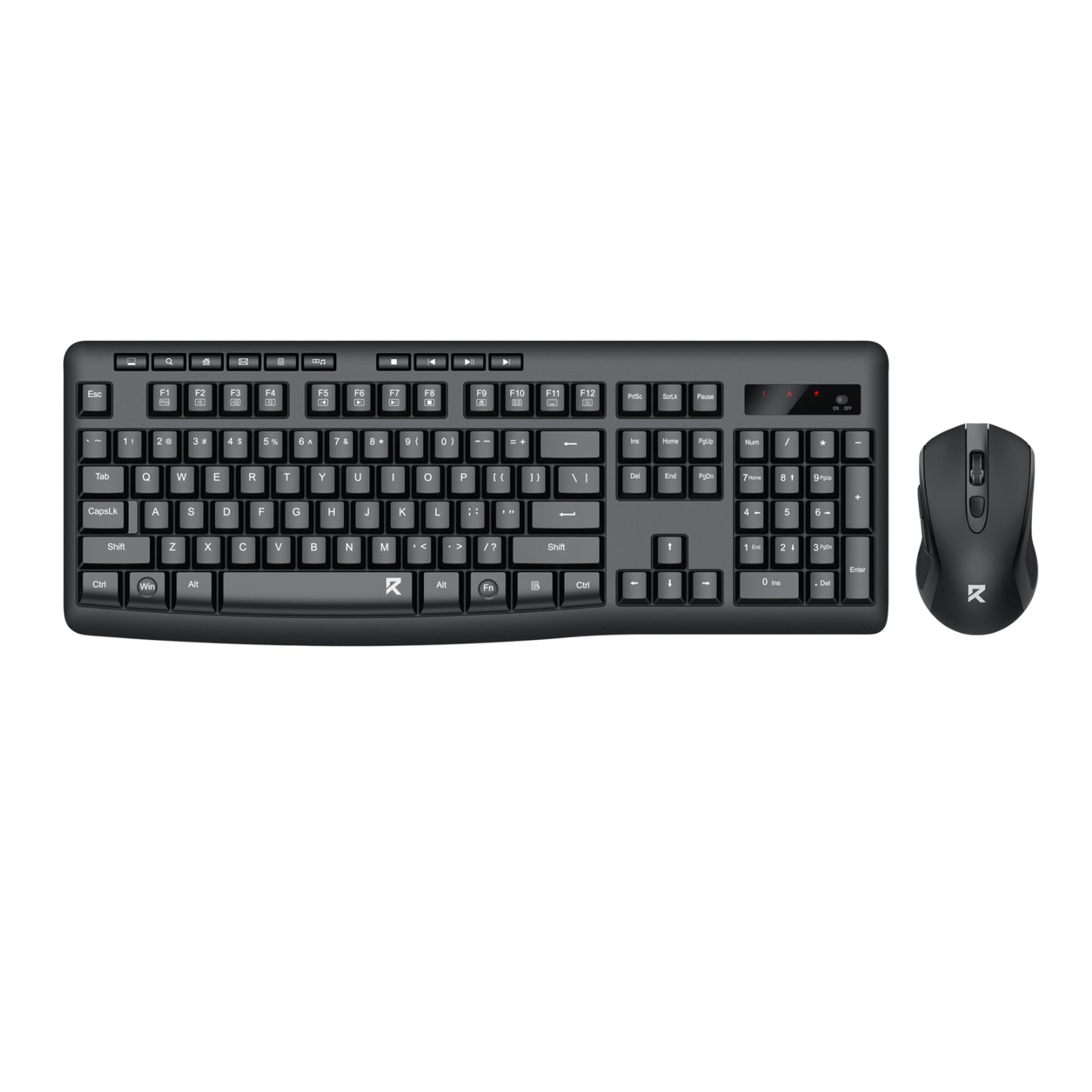 Redragon BS-7367-A Wireless Keyboard and Mouse Combo - Black