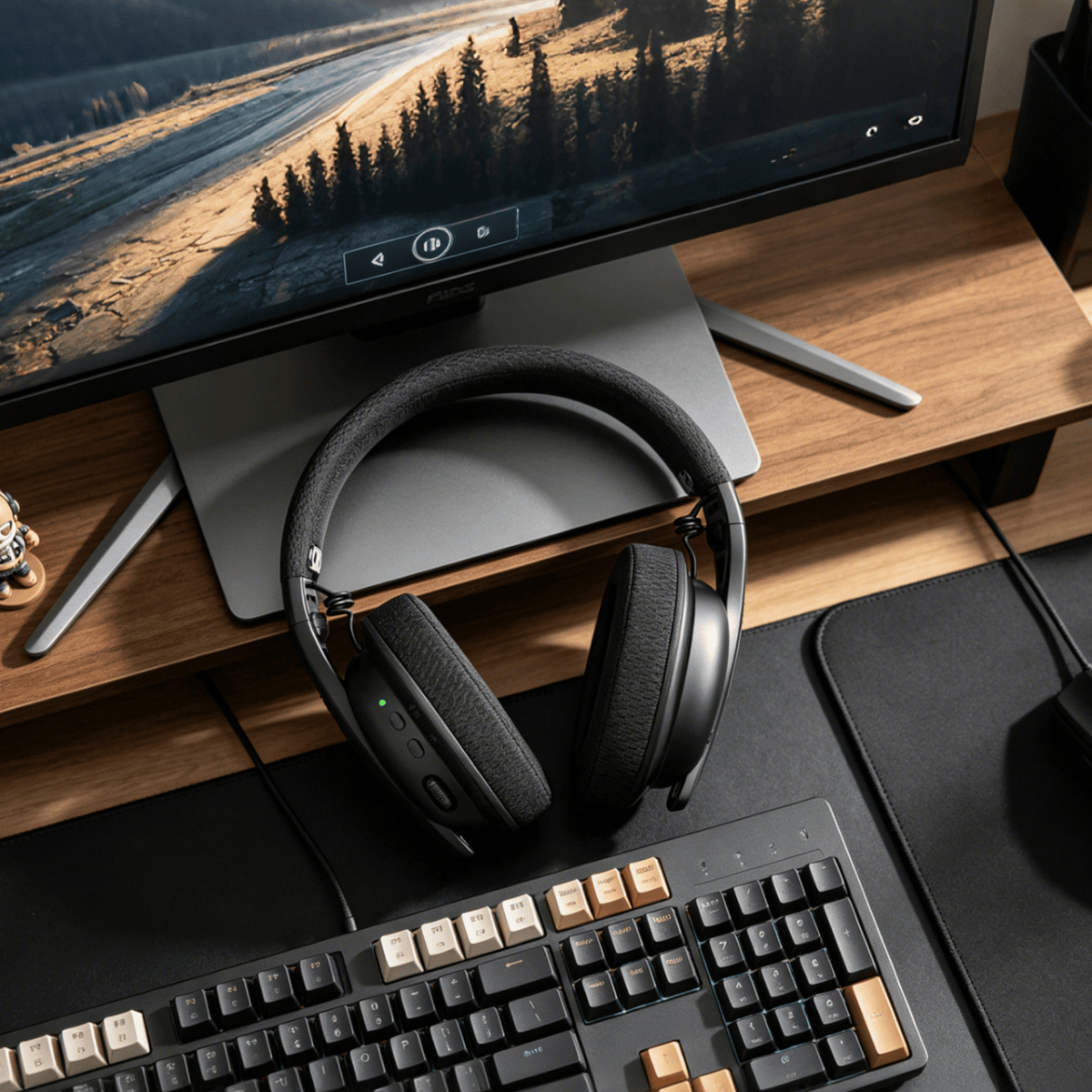 Redragon H819 QUAD AIR Wireless Gaming Headset - Black