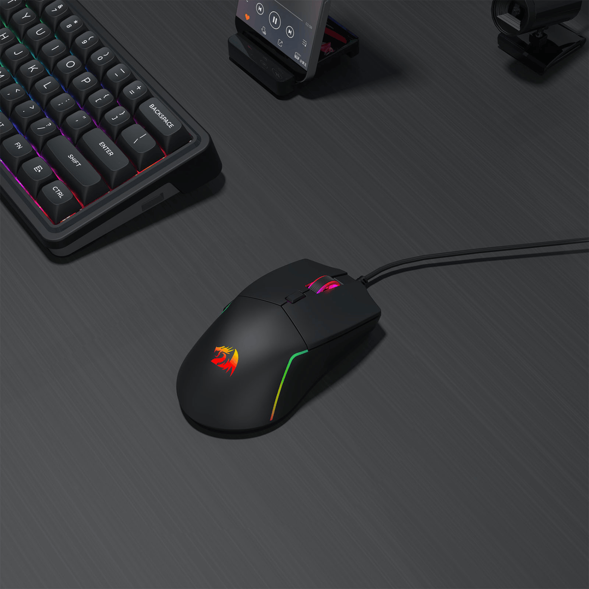 Redragon NAGA RGB 10000DPI Wired Gaming Mouse