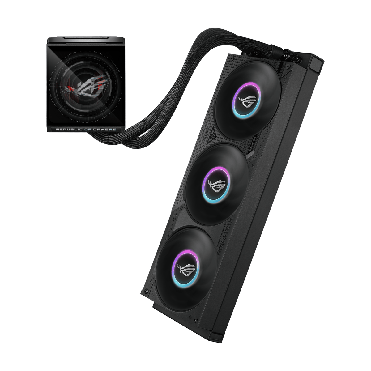 Asus ROG Strix LC IV 360 ARGB LCD Liquid Cooler - Black