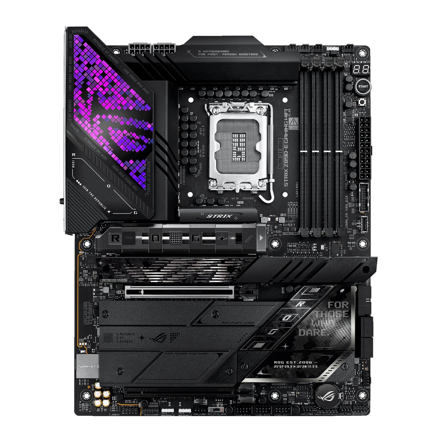 Asus ROG Strix Z890-E Gaming WIFI Intel LGA1851 ATX Gaming Motherboard