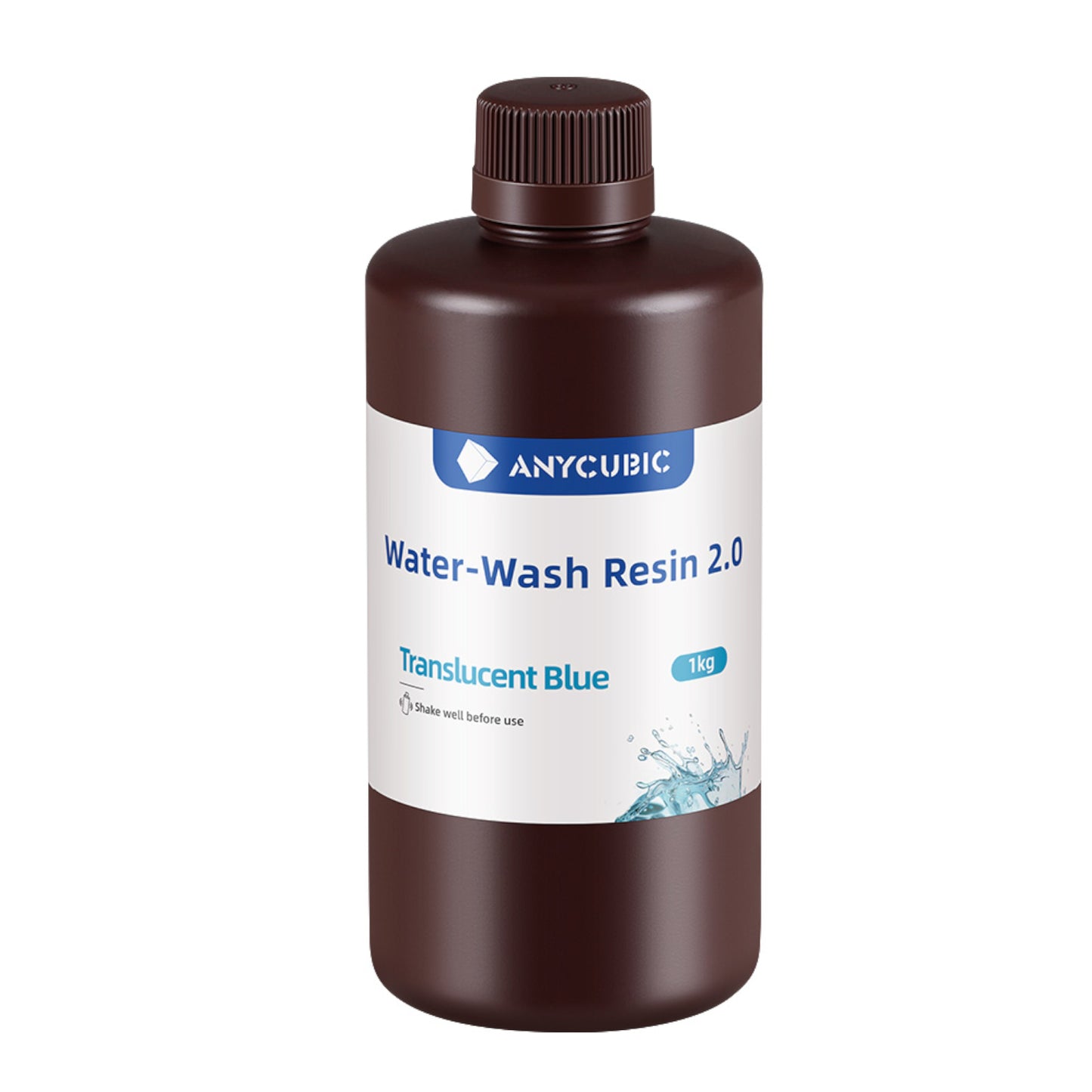 Anycubic Water Wash Resin 2.0 – Translucent Blue