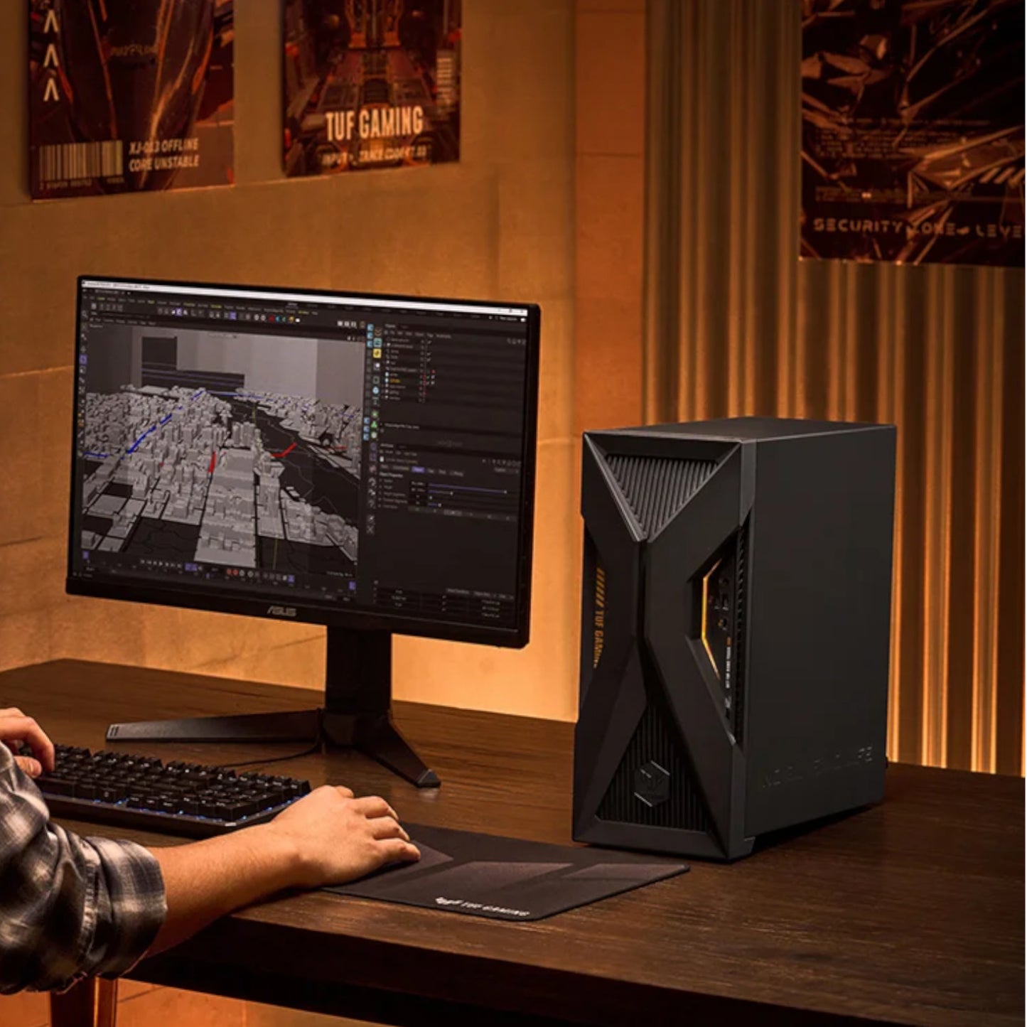 Asus TUF Gaming TM500 AMD Ryzen 7 260 Gaming PC | RTX 5060 | 16GB DDR5 | 1TB SSD | Win 11 Home