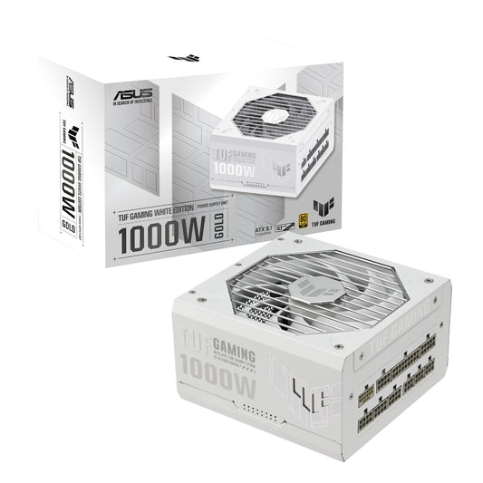 Asus TUF Gaming 1000W 80 PLUS Gold ATX Modular Power Supply - White