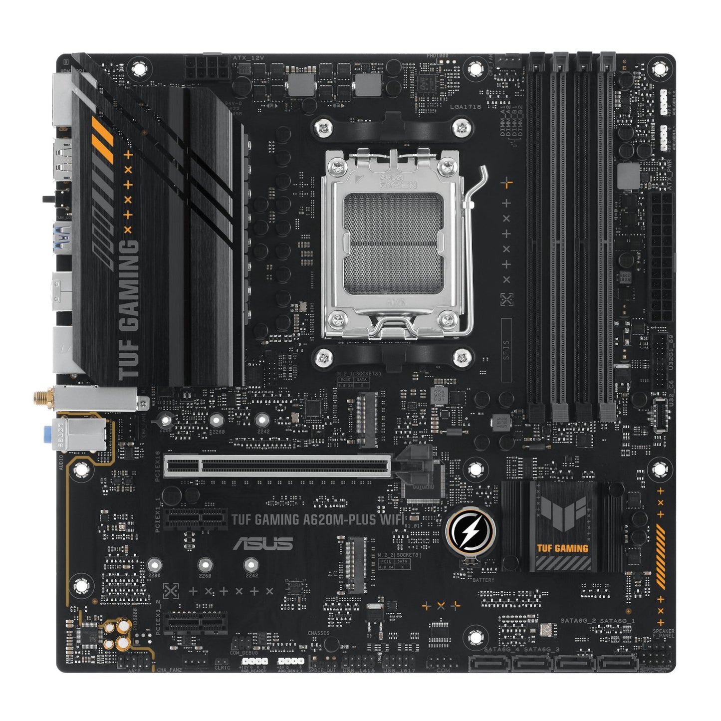 Asus TUF Gaming A620M-PLUS AM5 WIFI M-ATX Motherboard