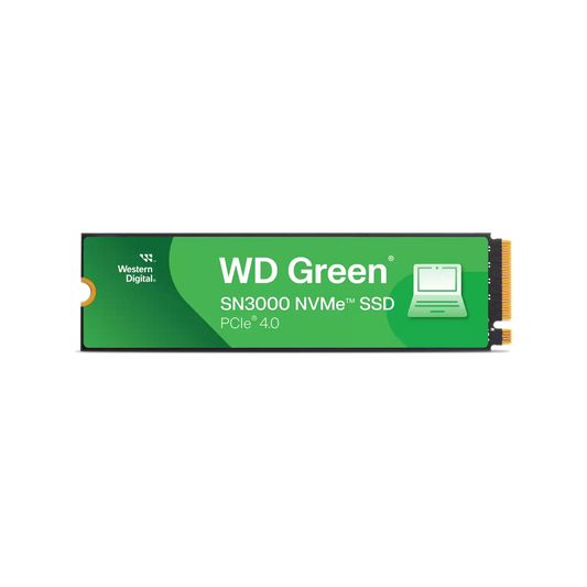 WD Green SN3000 500GB PCIE GEN 4 M.2 3D NAND NVMe Internal SSD