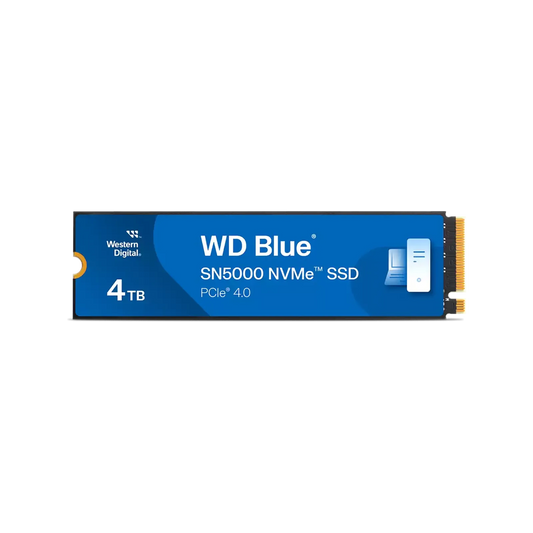 WD Blue SN5000 4TB NVME GEN4 M.2 Internal SSD