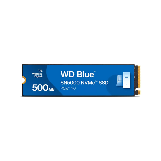 WD Blue SN5000 500GB PCIE GEN 4 M.2 3D NAND NVMe Internal SSD