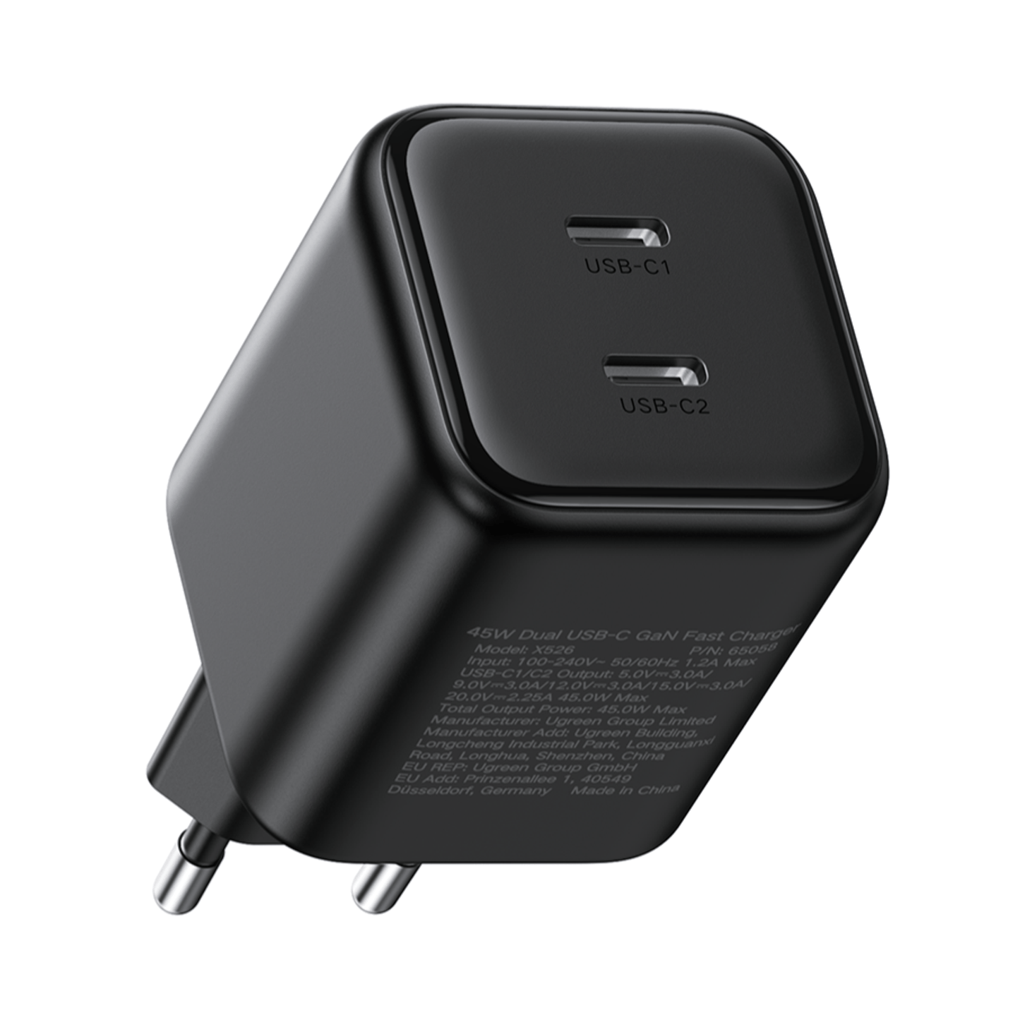 UGreen Charger USB Type-C GaN Fast 45W EU