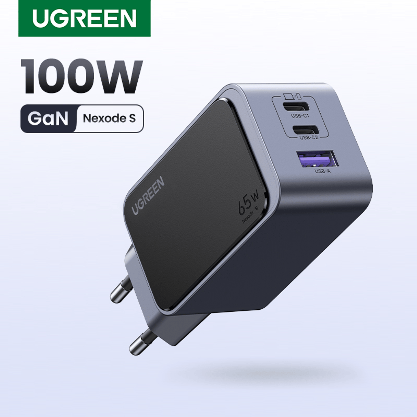 UGREEN Nexode 65W 3-Port Charger