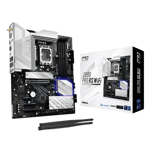 ASRock Z890 Pro RS Wi-Fi Intel LGA 1851 ATX Gaming Motherboard