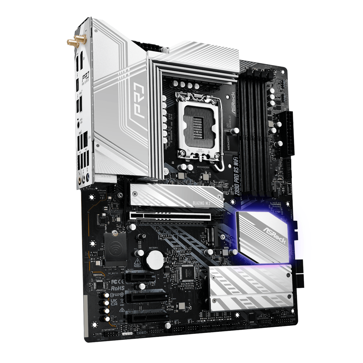 ASRock Z890 Pro RS Wi-Fi Intel LGA 1851 ATX Gaming Motherboard