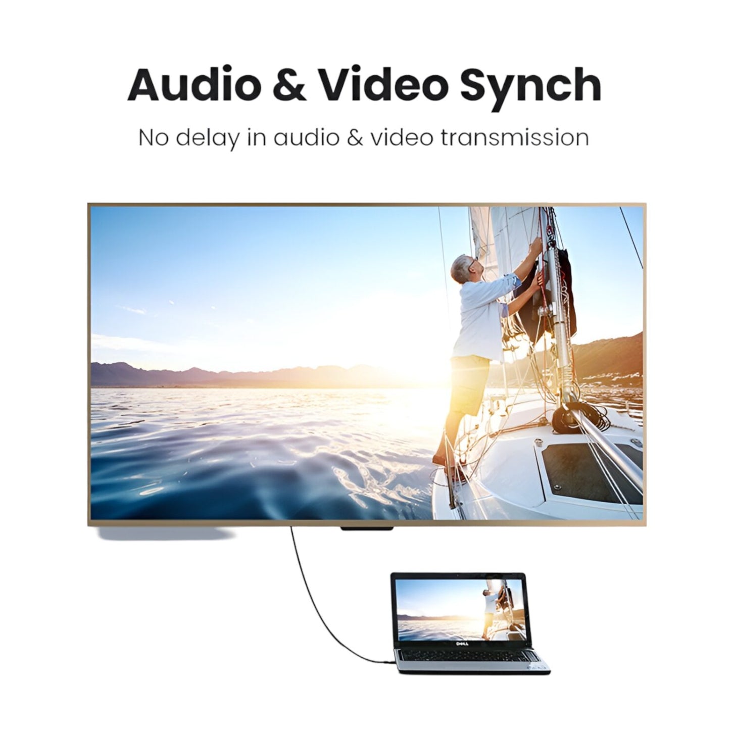 UGREEN HD101-10115 HDMI 4K Cable Male to Male 1m - Black