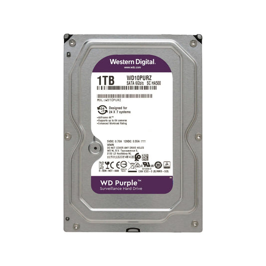 WD PURPLE 1TB 3.5 SURVEILLANCE HDD 64MB