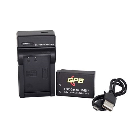 GPB Canon LP-E17 Digital Rechargeable Digital Camera Battery & Charger |  Just Buy Online
