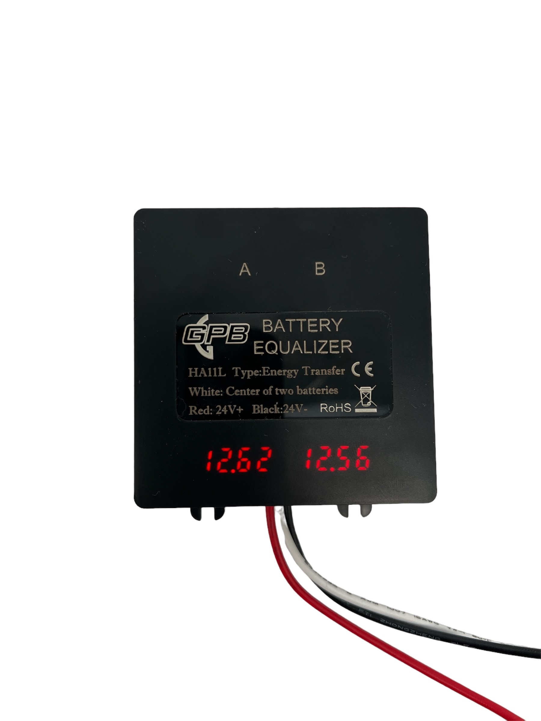 GPB Battery Balancer/Equalizer for 24V (2 x 12v) Lifepo4 / Lead Acid  Batteries (LED Display)